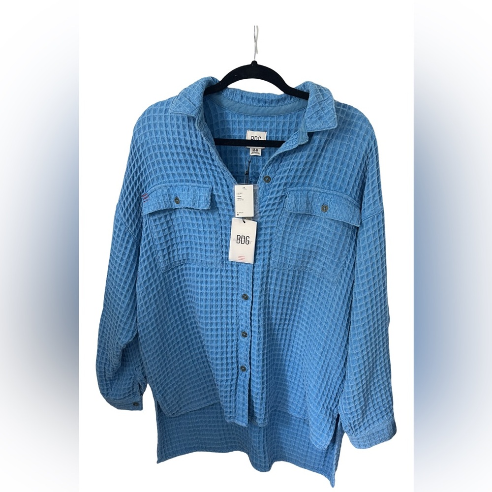 BDG Women’s Blue Button Up